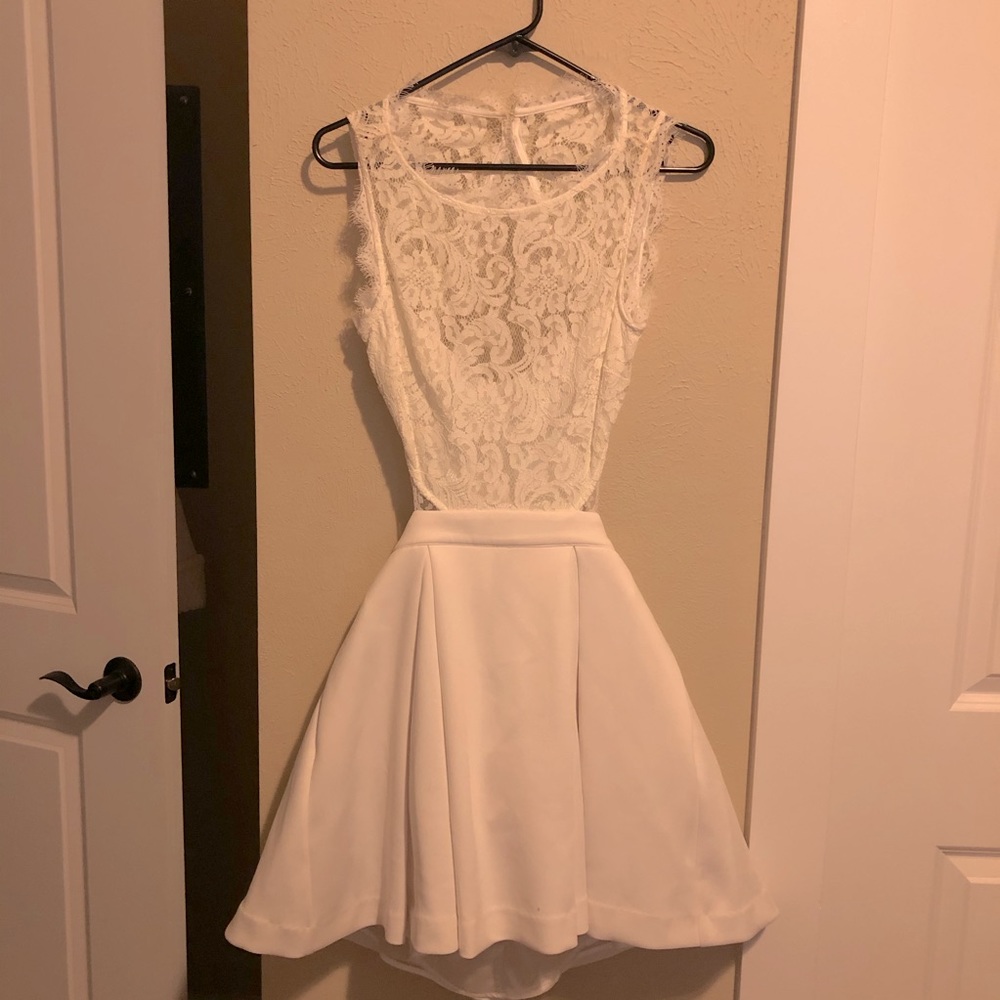 Bebe open back dress